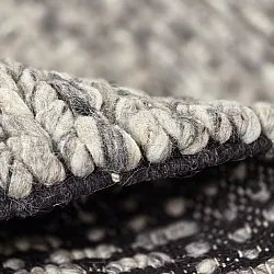 Tapis en laine - Talvia Braided Wool (gris foncé)