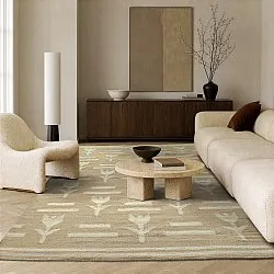 Tapis de laine - Tomar (beige/crème)