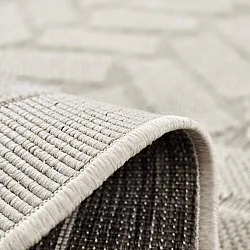 Tapis d’intérieur et d’extérieur - Aria (blanc cassé)