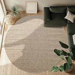 Tapis rond - Intérieur/Extérieur Arlo (beige)