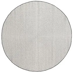 Tapis rond - Intérieur/Extérieur Arlo (gris)