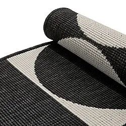Tapis d’intérieur et d’extérieur - Aurora (noir/blanc)