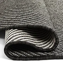 Tapis rond - Intérieur/Extérieur Bennett (noir)