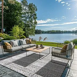Tapis Intérieurs/Extérieurs - Harstad (marron)