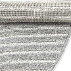 Tapis rond - intérieur/extérieur Devon (gris)