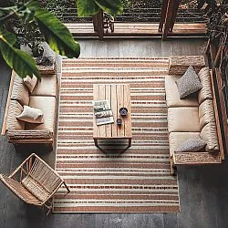 Tapis d’intérieur et d’extérieur - Ethan (orange)