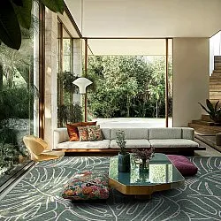 Tapis d’intérieur et d’extérieur - Francis (vert)