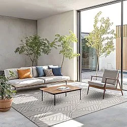Tapis d’intérieur et d’extérieur - Harvey (beige)