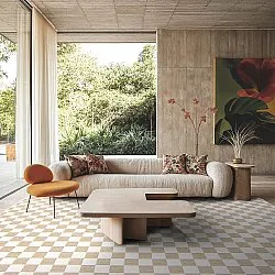 Tapis d’intérieur et d’extérieur - Lucida (beige)