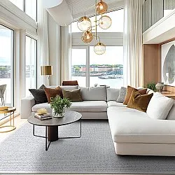 Tapis Intérieurs/Extérieurs - Tromsø (argent)