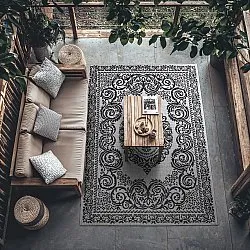 Tapis d’intérieur et d’extérieur - Sylvaine (noir)