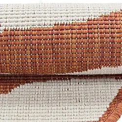 Tapis rond - Intérieur/Extérieur Winona (orange)