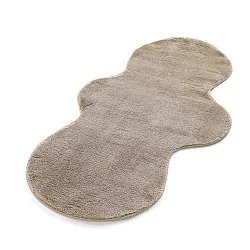 Tapis de Couloir Ondulé - Aranga Super Soft Fur (marron)