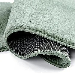 Tapis de Couloir Ondulé - Aranga Super Soft Fur (vert)