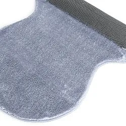 Tapis de Couloir Ondulé - Aranga Super Soft Fur (bleu acier)