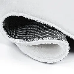 Tapis de Couloir Ondulé - Aranga Super Soft Fur (blanc)