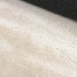 Tapis Rond Ondulé - Aranga Super Soft Fur (beige)