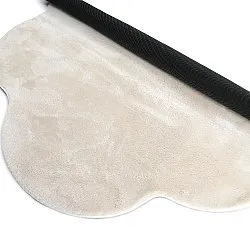 Tapis Rond Ondulé - Aranga Super Soft Fur (beige)
