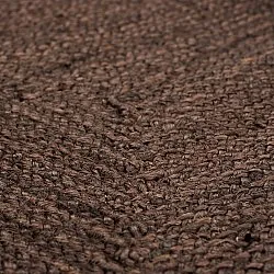 Tapis en jute ondulé - San Francisco (marron)