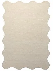 Tapis en laine ondulée - Diu Hand Tufted Wool Premium (crème)