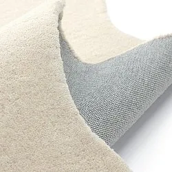 Tapis en laine ondulée - Diu Hand Tufted Wool Premium (crème)