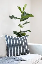 Housse de coussin - Valentina (noir)