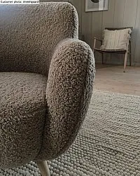 Tapis rond - Avafors Wool Bubble (beige)