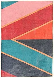 Tapis Wilton - Sanya (rouge/multicolore)