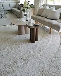 Tapis moelleux - Vienne (blanc cassé)