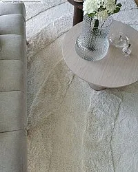Tapis moelleux - Vienne (blanc cassé)