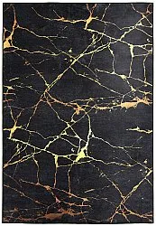 Tapis Wilton - Vieste (noir/doré)