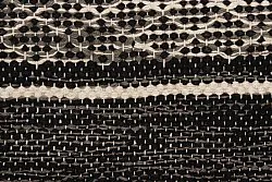 Tapis en patchwork - Visby (noir)