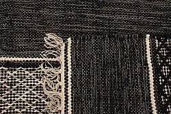 Tapis en patchwork - Visby (noir)