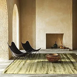 Tapis en viscose - Jodhpur Special Luxury Edition (vert)