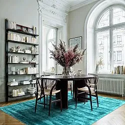 Tapis en viscose - Jodhpur Special Luxury Edition (turquoise)