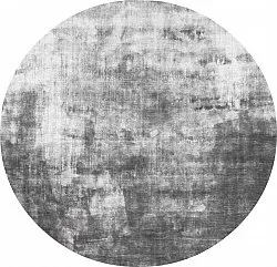 Tapis rond - Jodhpur Special Luxury Edition Viscose (gris)