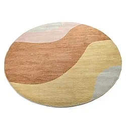 Tapis rond - Barcelona (champagne)