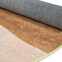 Tapis rond - Barcelona (champagne)