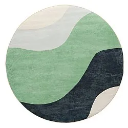 Tapis rond - Barcelona (vert)