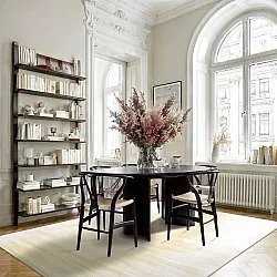 Tapis Wilton - Cara (blanc/beige)