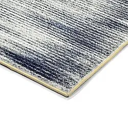 Tapis Wilton - Cara (blanc/bleu foncé)