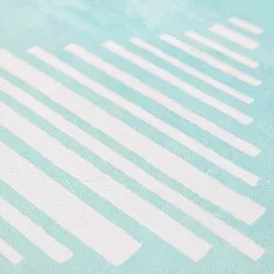 Tapis Wilton - Carmen (bleu clair/blanc)
