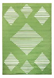 Tapis Wilton - Carmen (vert/blanc)