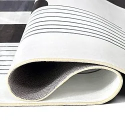 Tapis Wilton - Delft (blanc/gris/noir)