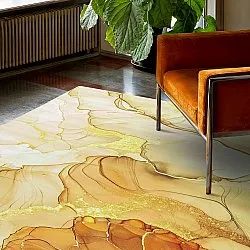 Tapis Wilton - Etienne (beige/doré)