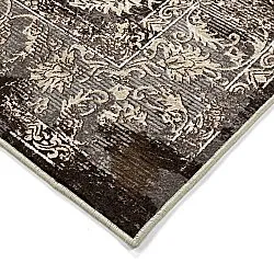 Tapis Wilton - Flowers (marron)
