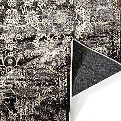 Tapis Wilton - Flowers (marron)