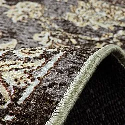 Tapis Wilton - Flowers (marron)