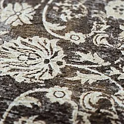 Tapis Wilton - Flowers (marron)
