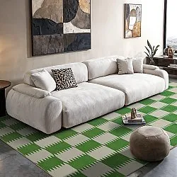Tapis Wilton - Gobi (vert/blanc)
